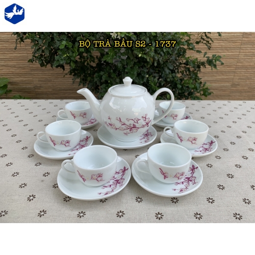 bộ tách trà bầu hoa mai đẹp - S2_1737