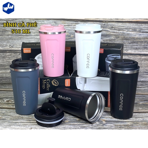 BÌNH CÀ PHÊ 510 ML - SP GIỮ NHIỆT CÓ THỂ UỐNG CÀ PHÊ MỌI LÚC MỌI NƠI