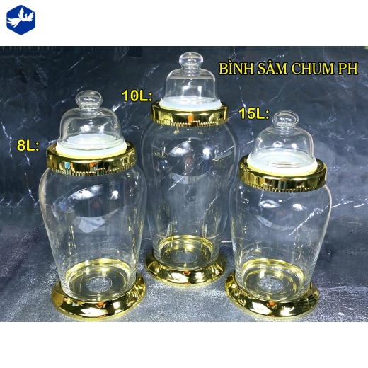 BÌNH SÂM CHUM 8L - BÌNH NGÂM RƯỢU SÂM KIỂU DÁNG ĐẸP, BẮT MẮT, SANG TRỌNG