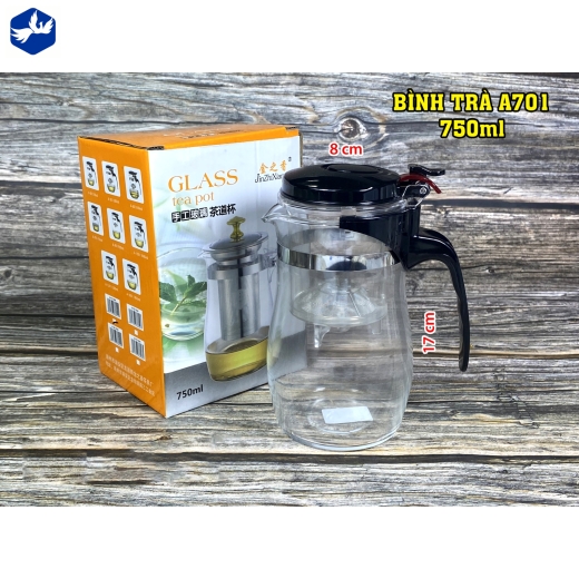 BÌNH TRÀ A701 (750 ML) - CÓ LƯỚI LỌC TRÀ INOX TIỆN LỢI
