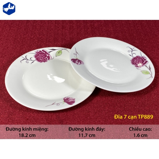 Đĩa Cạn 7 Mã TP 889