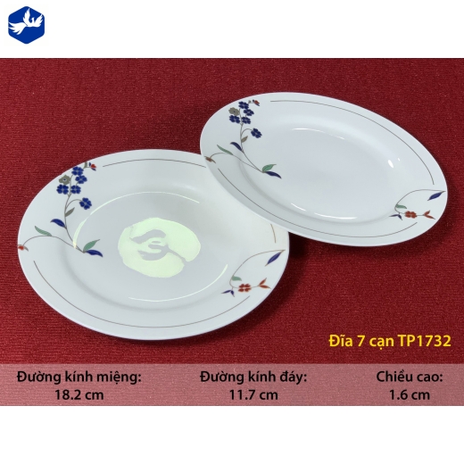 Đĩa Cạn 7 Mã TP 1732