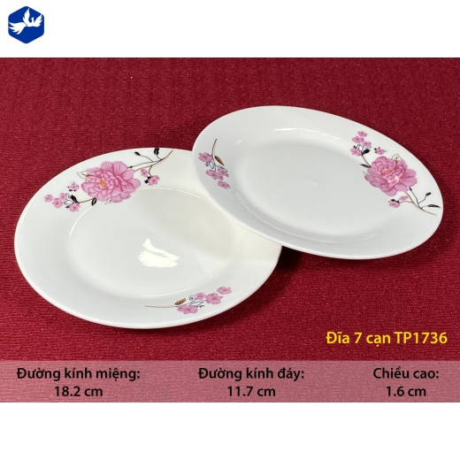 Đĩa Cạn 7 Mã TP 1736