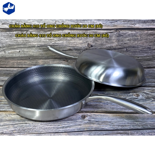 CHẢO 410 TỔ ONG CHỐNG XƯỚC 30 CM (RẼ)