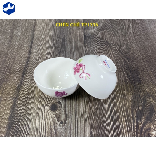 Bát chấm trơn - hoa phong lan hồng đẹp - TP1735