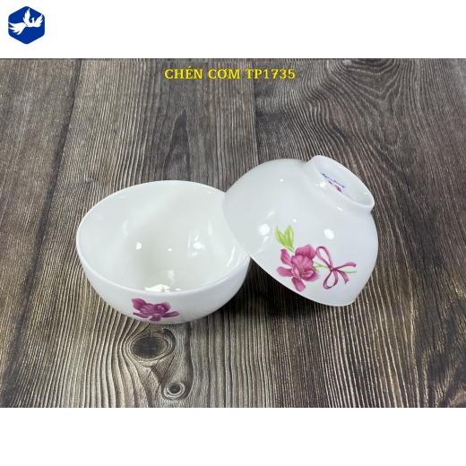 Bát cơm - hoa phong lan hồng đẹp - TP1735