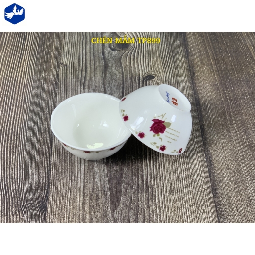 Bát chấm loe - đóa hồng nhung đẹp - TP899