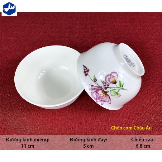 Bát Cơm Châu Âu Mã 868 Cao Cấp