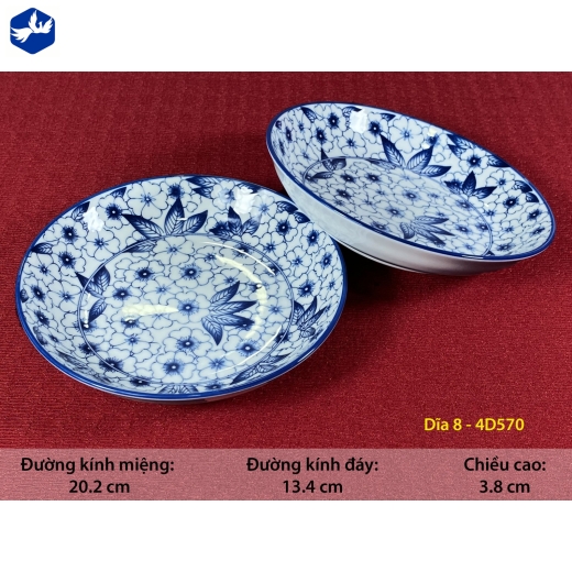 Đĩa Ảo 8 Hoa Văn Cao Cấp Mã 4D-5370