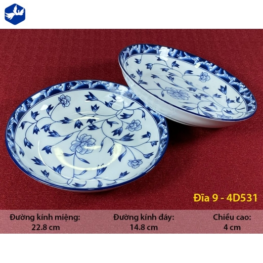 Đĩa Ảo 9 Hoa Văn Cao Cấp Mã 4D-531