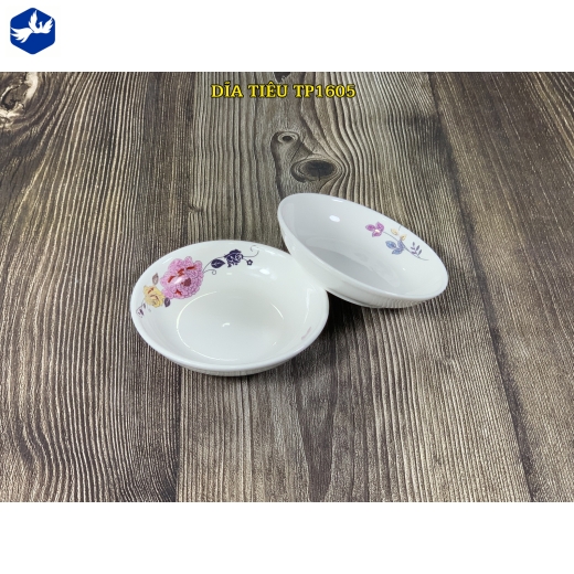 chén tương - hoa mẫu đơn hồng cách điệu độc lạ - TP1605