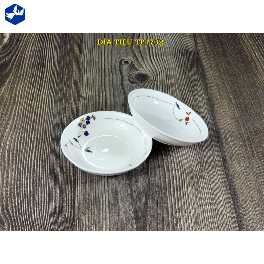 chén tương - hoa cỏ cách điệu sang trọng, đẳng cấp - TP1732