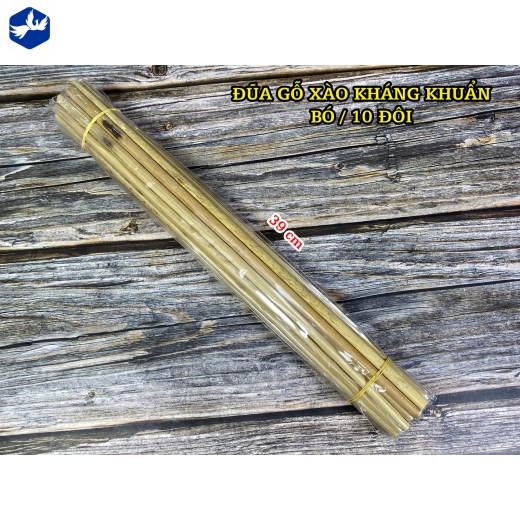 ĐŨA GỖ XÀO KHÁNG KHUẨN (bó/10 đôi)
