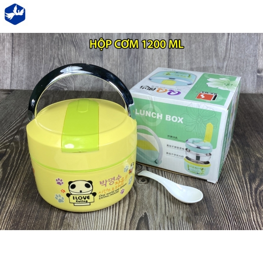 HỘP CƠM 1200 ML - HÀNG ĐẸP ĐỘC LẠ, TẶNG KÈM THÌA MÚC CƠM