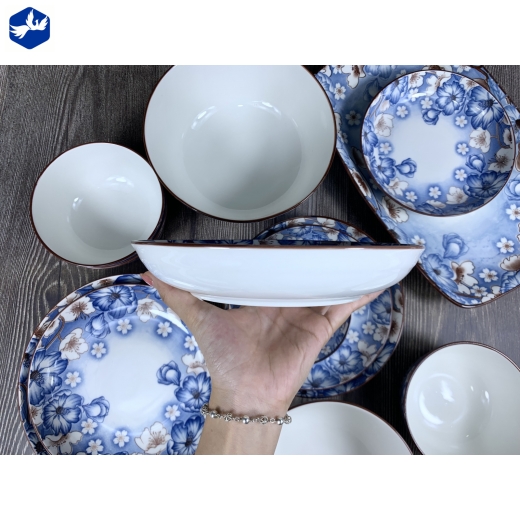 Bộ Đồ Ăn Bằng Sứ 24sp Mã 4D02