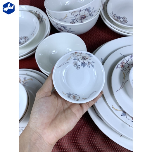 Đĩa Tiêu Sứ Minh Châu Hoa Cao Cấp Mã 07