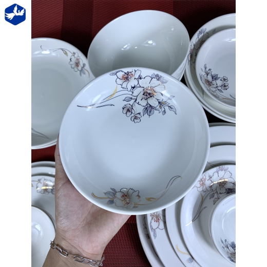 Đĩa Sâu 6 Sứ Minh Châu Hoa Cao Cấp Mã 07