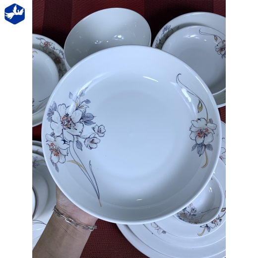 Đĩa Sâu 9 Sứ Minh Châu Hoa Cao Cấp Mã 07
