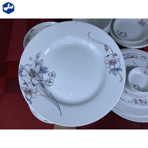 Đĩa Cạn 12 Sứ Minh Châu Hoa Cao Cấp Mã 07