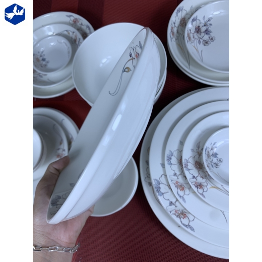 Đĩa Sâu 9 Sứ Minh Châu Hoa Cao Cấp Mã 07
