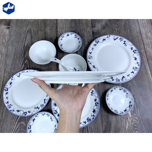 Đĩa 9 Cạn Sứ Châu Âu Mã 205