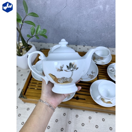 BỘ TÁCH TRÀ ĐÈN THẦN SEN KIM KHÔNG CHỈ CAO CẤP DUNG TÍCH 700ML