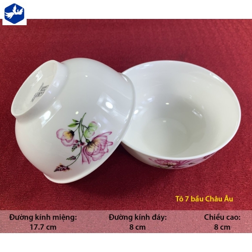 Tô 7 Bầu Châu Âu Mã 868 Cao Cấp