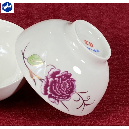 bộ bàn ăn 22 món - hoa văn hoa mẫu đơn hồng đẹp - TP889
