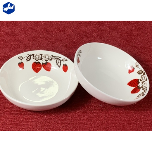 bộ bàn ăn 22 món - hoa văn quả dâu tây đỏ đẹp - TP890