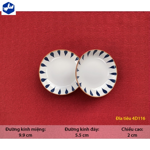 chén tương - họa tiết 4D giọt nước độc lạ - 4D116
