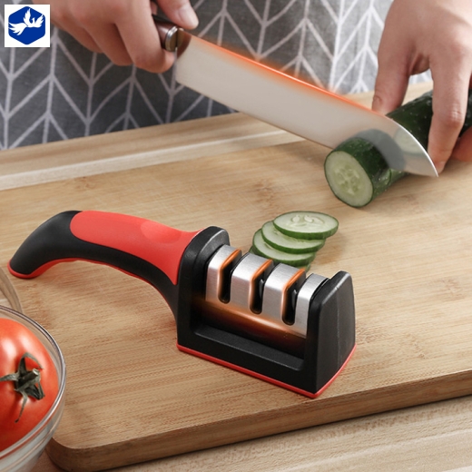 Dụng cụ mài dao kéo 3 khe 3 cấp độ cầm tay tiện lợi
