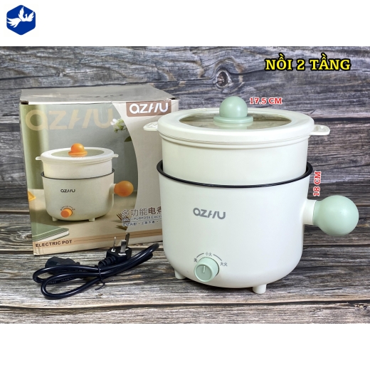NỒI 2 TẦNG - nồi kiểu dáng đẹp, 2 tầng đun nấu bằng điện