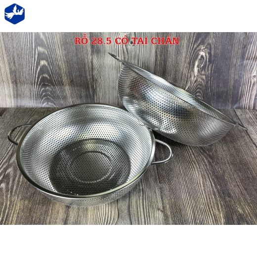 RỖ 28.5 CÓ TAI CHÂN - SP BẰNG INOX BỀN ĐẸP