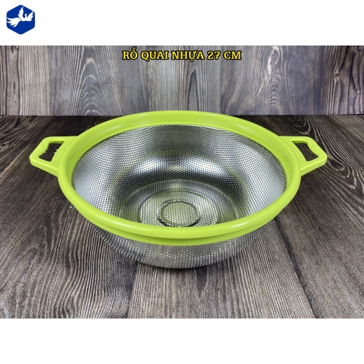 RỖ QUAI NHỰA 27 CM - SP CÓ VIỀN VÀ TAI BẰNG NHỰA ĐẸP, TIỆN LỢI