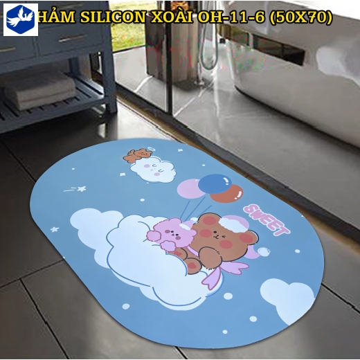 THẢM SILICON XOÀI OH-11-6 (50X70)