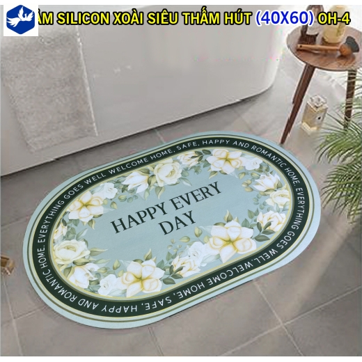 THẢM SILICON XOÀI SIÊU THẤM HÚT (40x60) OH-4
