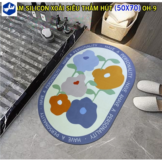 THẢM SILICON XOÀI SIÊU THẤM HÚT (50X70) OH-9