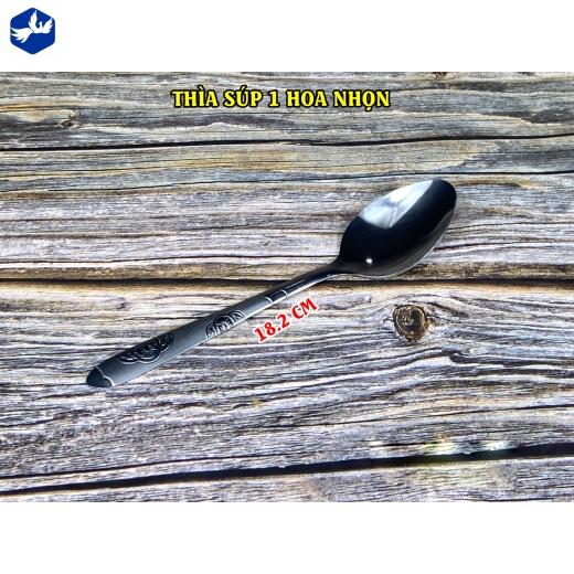 THÌA SÚP 1 HOA NHỌN