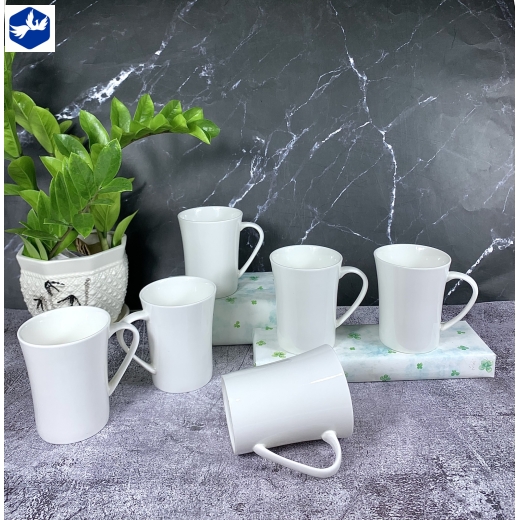 ly kiểu dáng loe men trắng đẹp, cao cấp