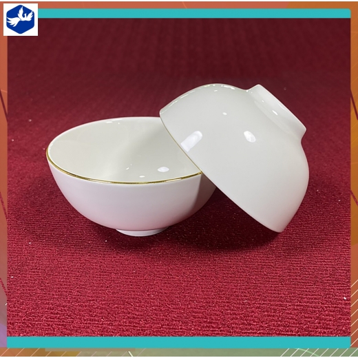 Bát Cơm Trắng Chỉ Vàng Sứ Minh Châu