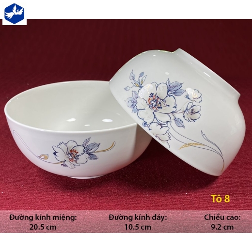 Tô 8 Minh Châu Cao Cấp Hoa Mã 07