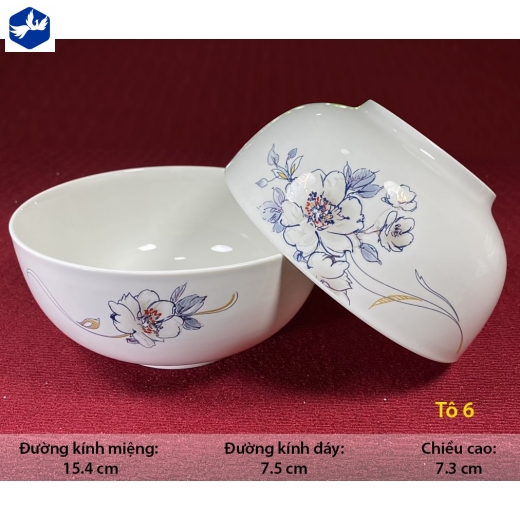 Tô 6 Minh Châu Cao Cấp Hoa Mã 07