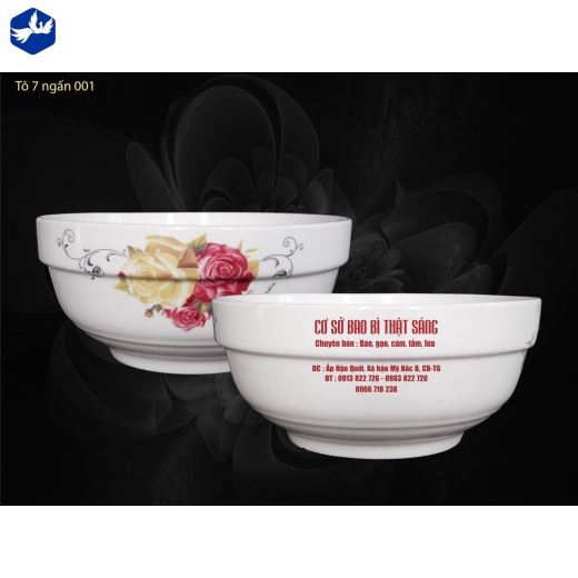 Mẫu Tô Ngấn In Logo