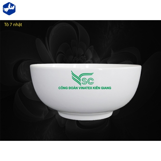 Tô Sứ Trắng In Logo