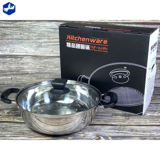nồi lẩu inox không gỉ, đẹp bền - 28 cm
