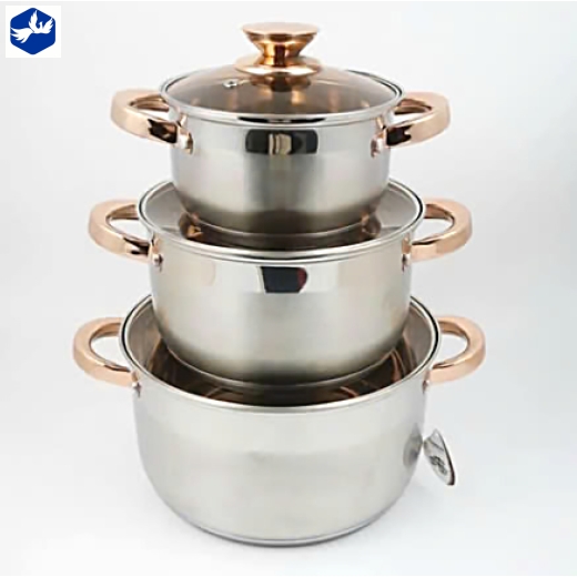 bộ 3 nồi đức đẹp, sang trọng, bền bỉ